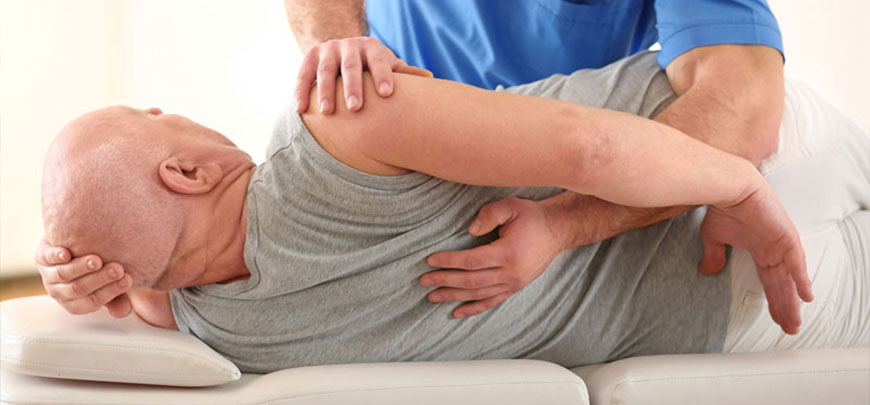 patient receiving chiropractic care in Novato