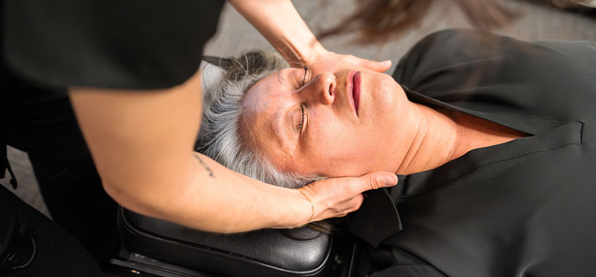 patient receiving flexion distraction technique in Novato