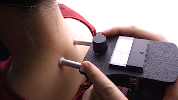 patient getting gonstead technique in Novato, CA