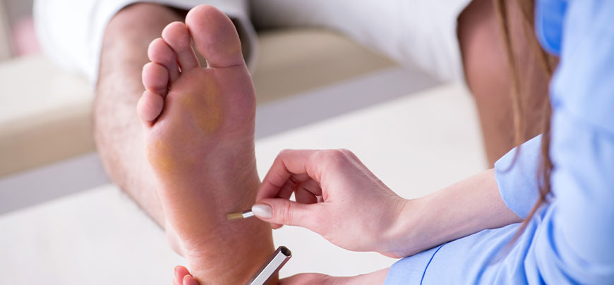 patient receiving neuropathy treatment in Novato
