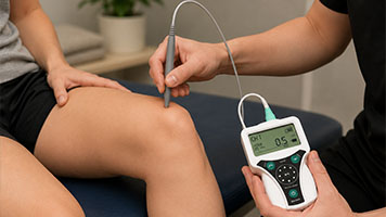 patient getting Stimpod Therapy in Novato, CA