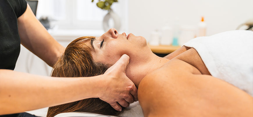 patient receiving tmj adjustment in Novato