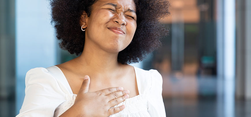 patient needing acid reflux treatment in Novato CA