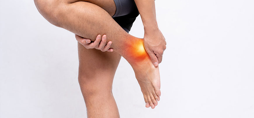 patient needing ankle pain treatment in Novato
