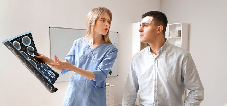 patient seeking supportive care after a brain injury in Novato CA