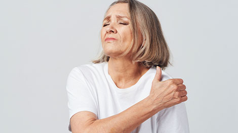 patient requiring calcific tendonitis treatment in Novato