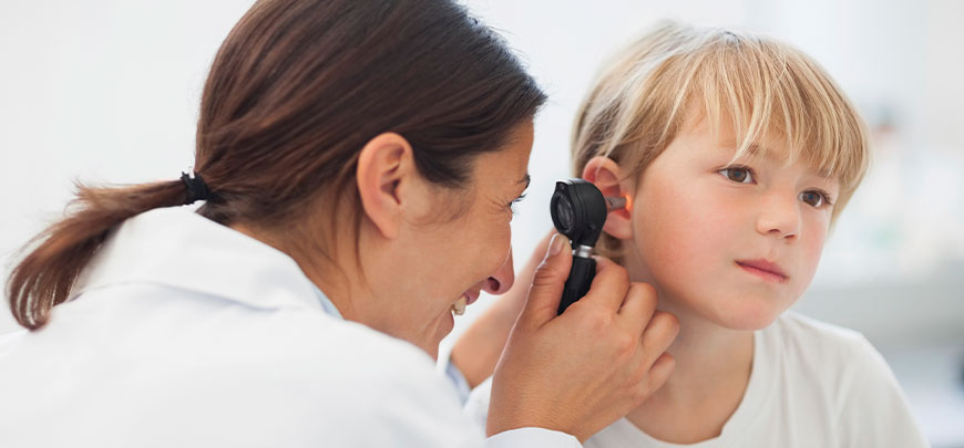 patient needing ear infection treatment in Novato