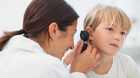 patient requiring ear infection treatment in Novato