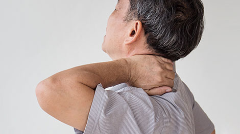 patient requiring neck pain treatment in Novato
