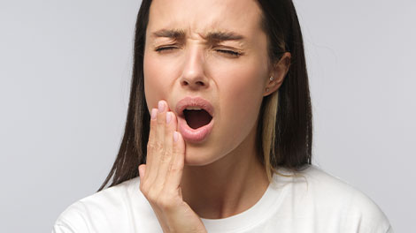 patient requiring jaw pain treatment in Novato