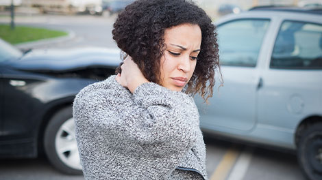 patient requiring whiplash treatment in Novato